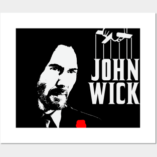 john wick the godfather Posters and Art